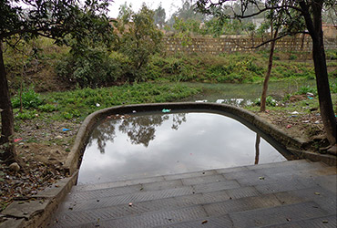Kund next to Saraswati Bilaspur